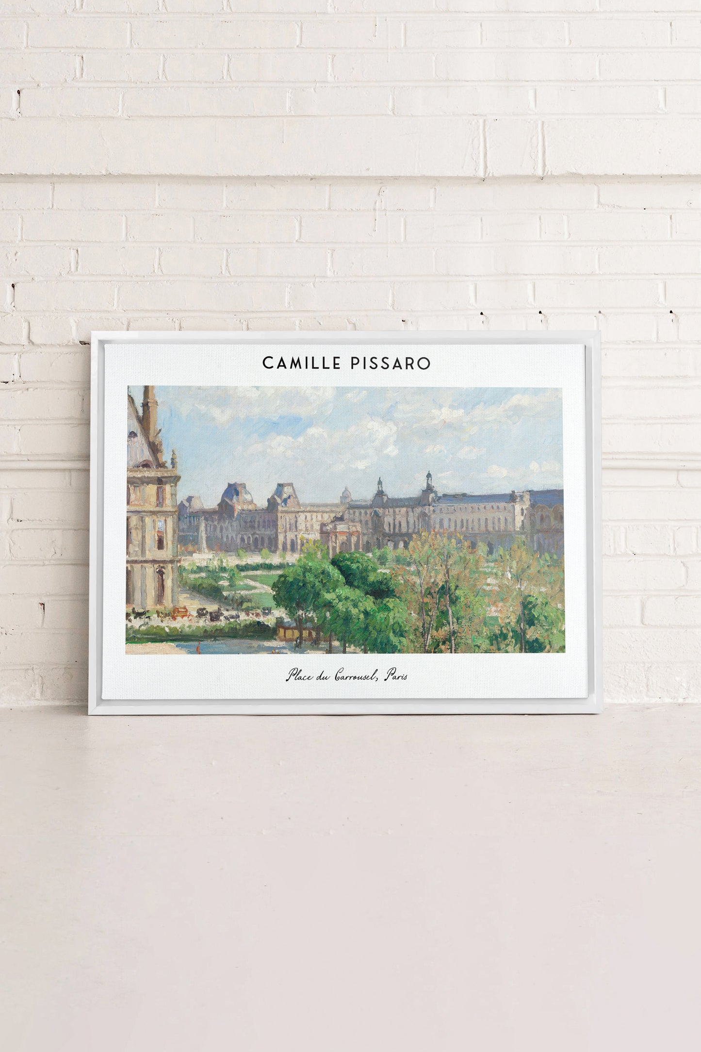 PLACE DU CARROUSEL, Acrylic on stretched canvas