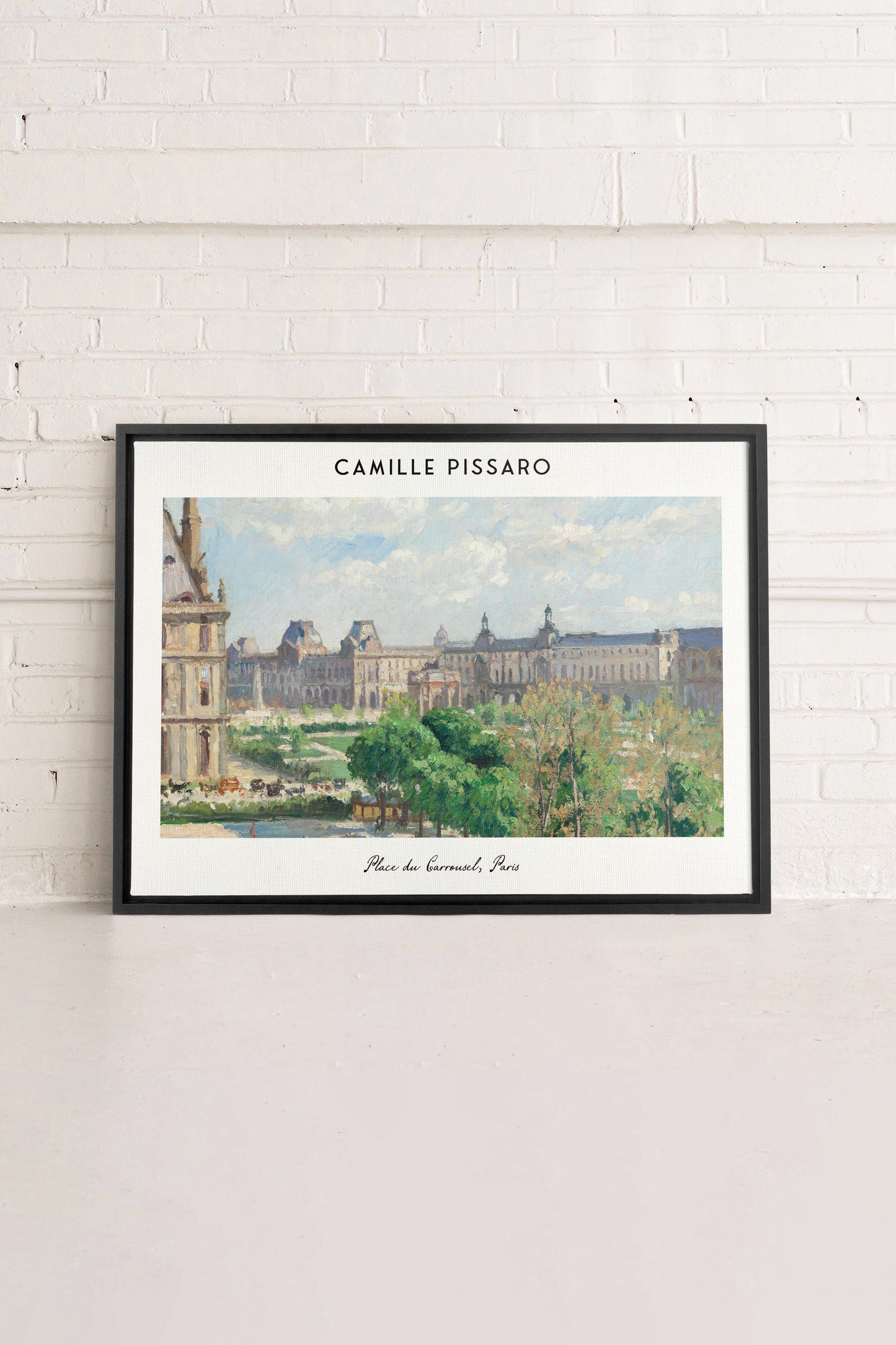 PLACE DU CARROUSEL, Acrylic on stretched canvas