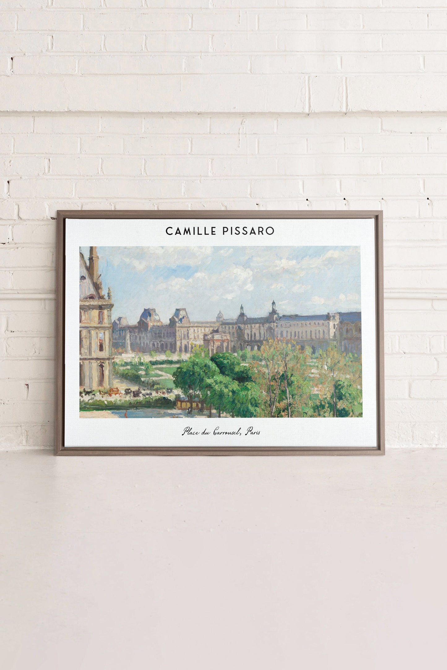 PLACE DU CARROUSEL, Acrylic on stretched canvas