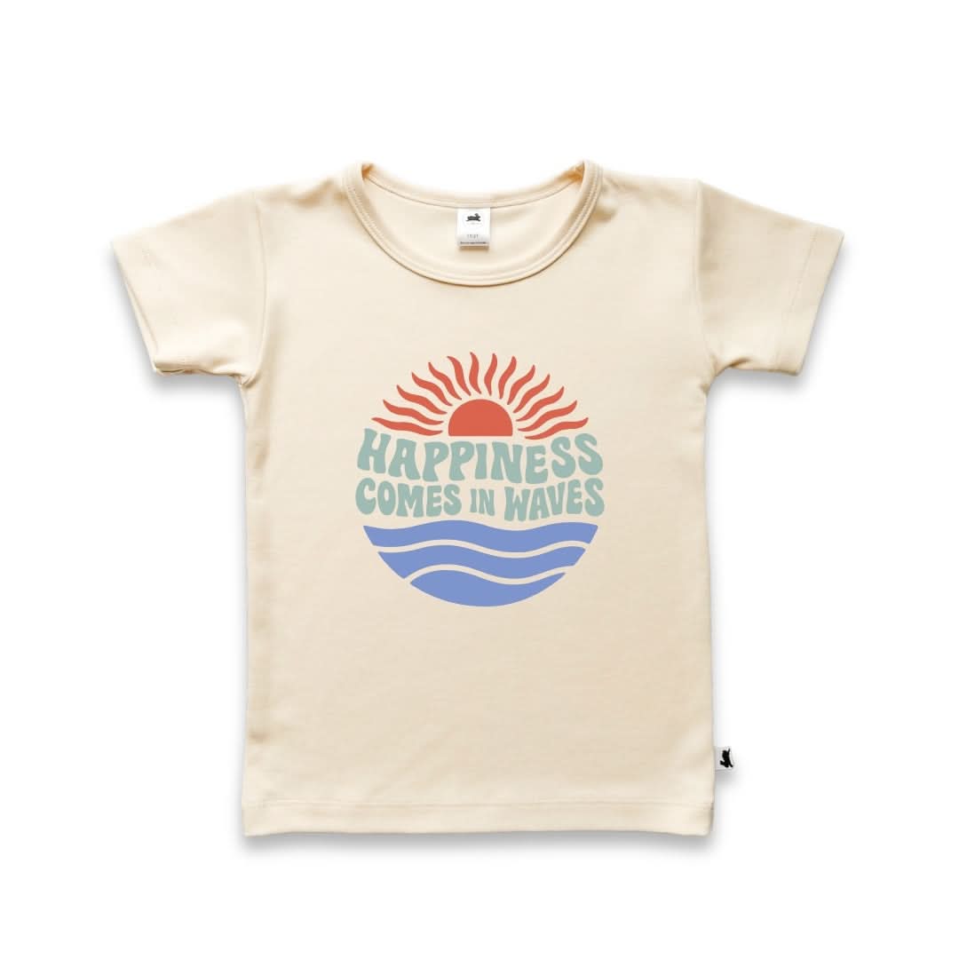 Baby/Kids' Bamboo Graphic T-Shirt | "Flower Child" On Taffy Pink