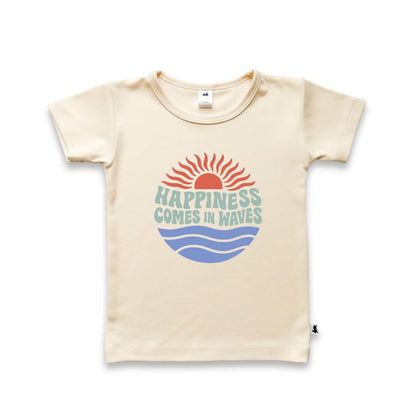 Baby/Kids' Bamboo Graphic T-Shirt | "Flower Child" On Taffy Pink