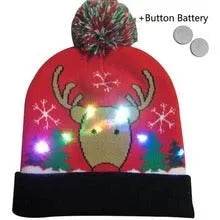 Bonnet de Noël lumineux à LED