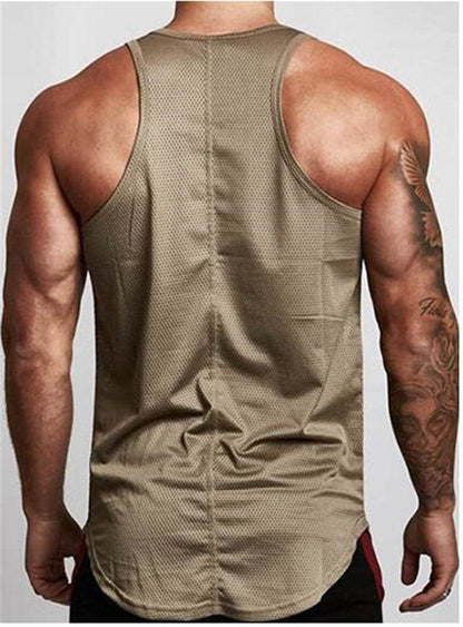 Gilet de sport sans manches Débardeur d'entraînement de fitness pour hommes