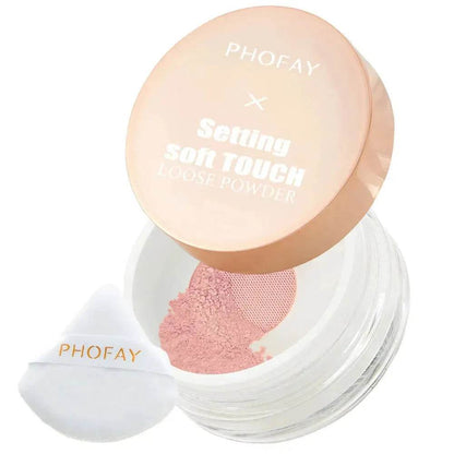 PHOFAY Soft Touch Loose Setting Powder Smooth Long Lasting Makeup