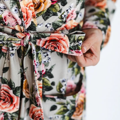 Ladies’ Bamboo Robe | Antique Floral