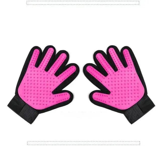 Silicone Pet Hair Removal Glove Comb Pet Grooming Gloves Brush