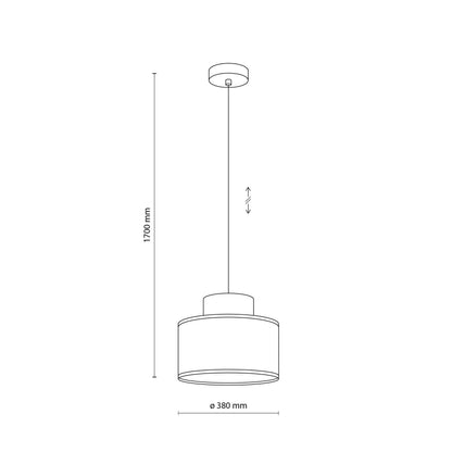 Duo White Jute Scandinavian Pendant Ceiling Light for Kitchen Island, Dining Room & Natural Interiors