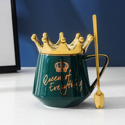 Mug créatif couronne royale de luxe