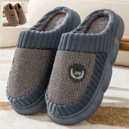 Plush Slippers – Warm Non-Slip PVC Overshoe Home Footwear