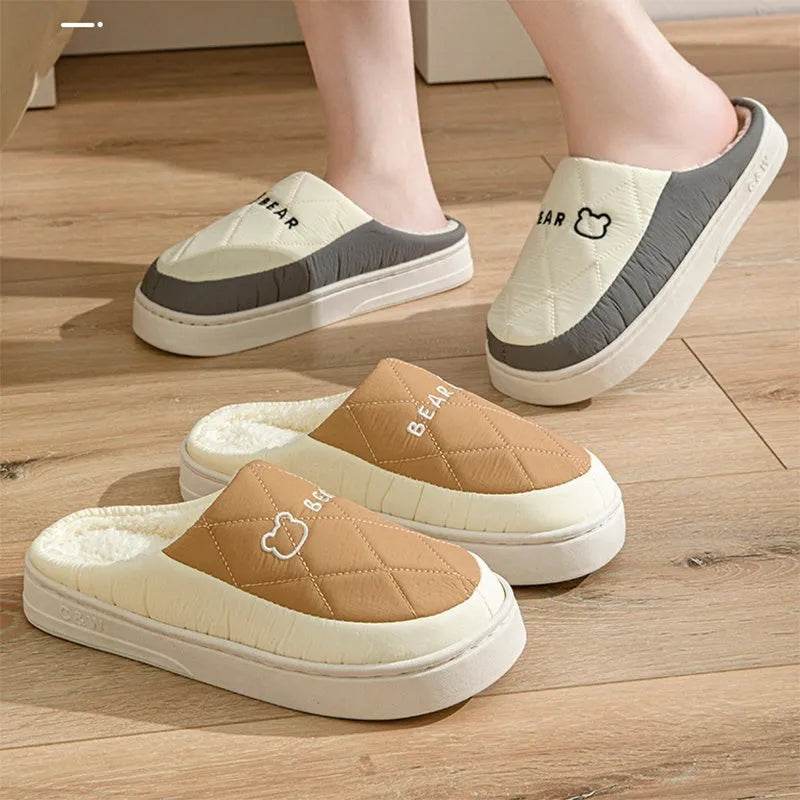 Sewing Slippers – Warm Non-Slip PVC Overshoe Home Slippers