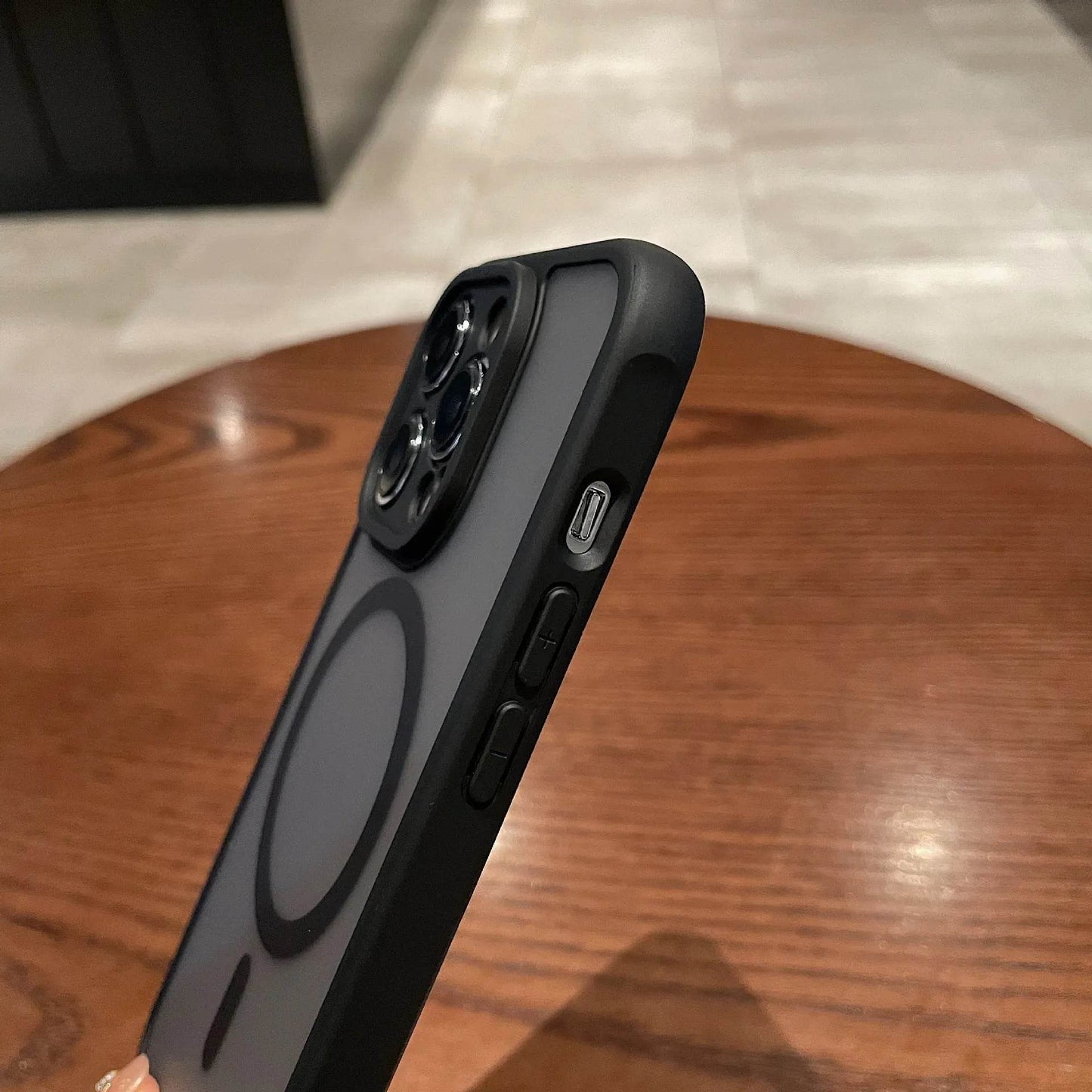 Coque de téléphone magnétique à chargement sans fil