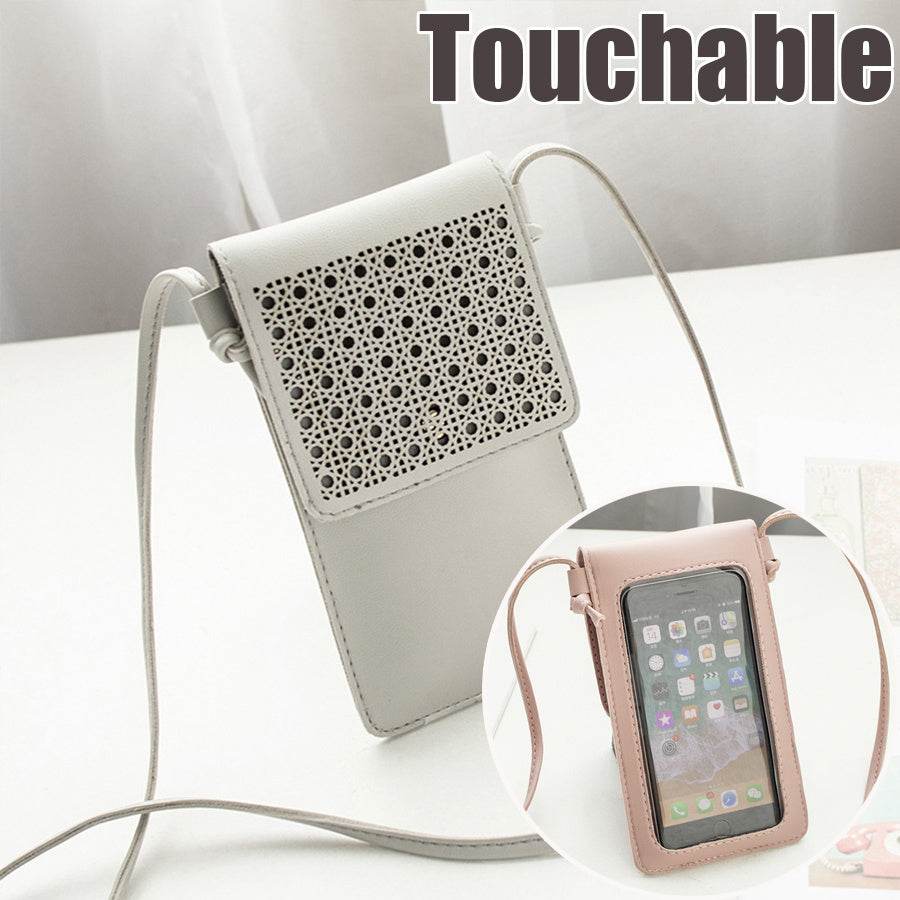 Cross Body Mobile Phone Bag Touching Screen