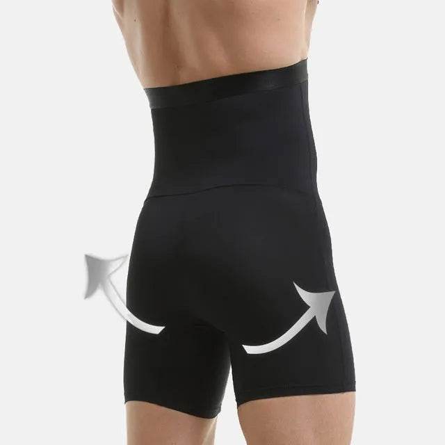 Men's Shapewear High Waist Trainer Ball sack Briefs with pouch