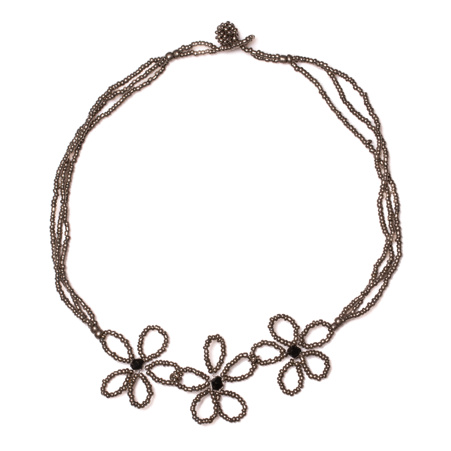 Beaded Flower Necklace
