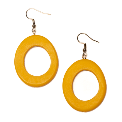 Resin Hoop Earrings