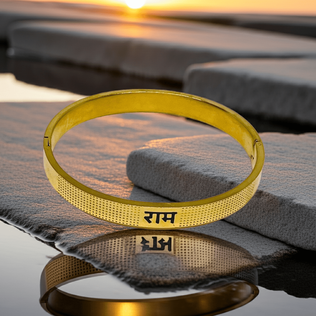 18K Gold-Plated Ram Bangle | Hindu Bangle