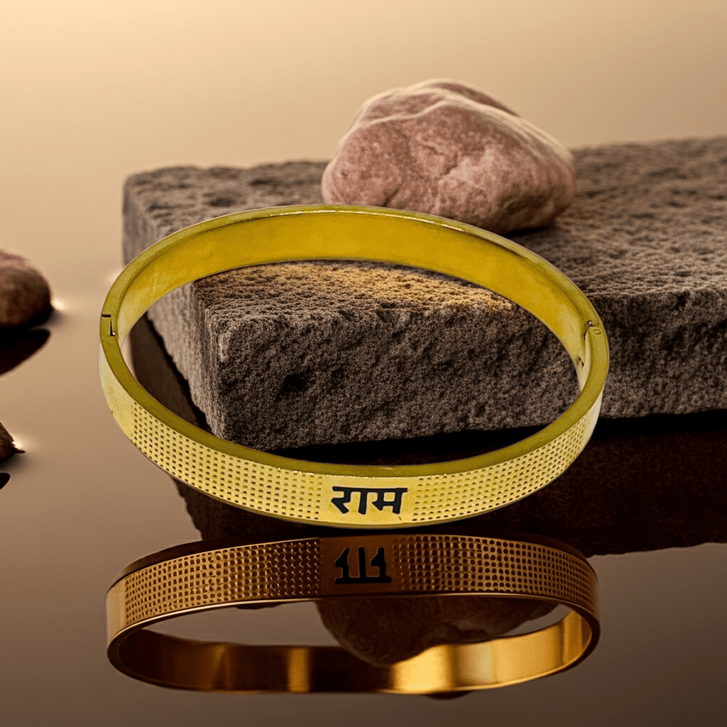 18K Gold-Plated Ram Bangle | Hindu Bangle