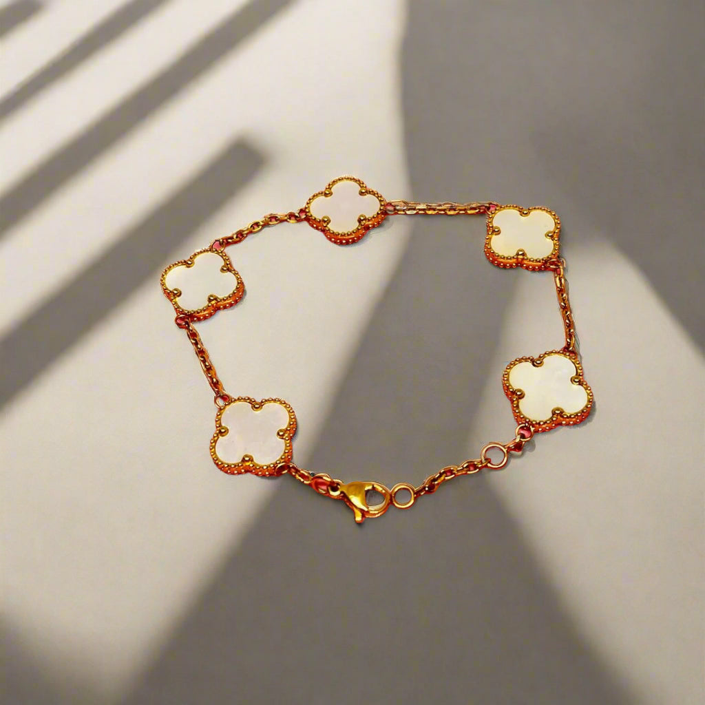 Gold Clover Bracelet