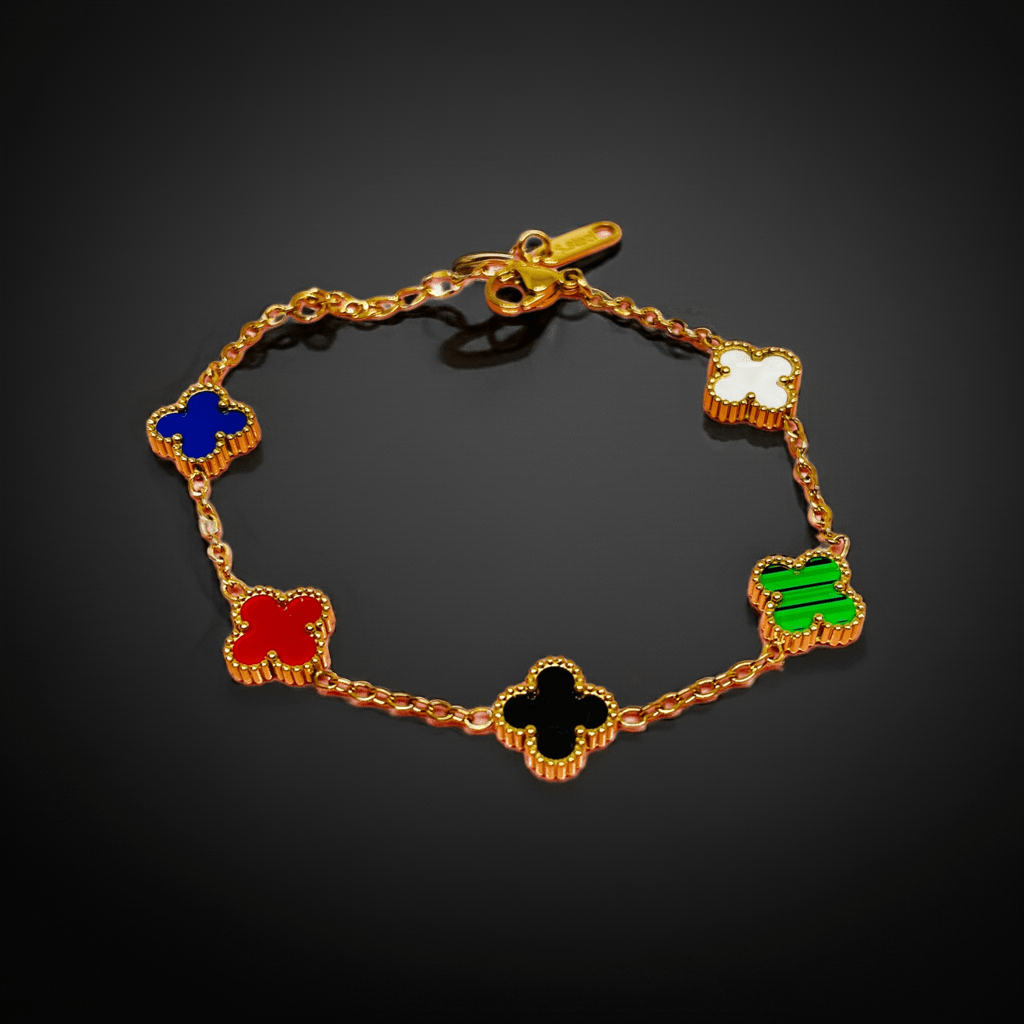 Gold Clover Bracelet