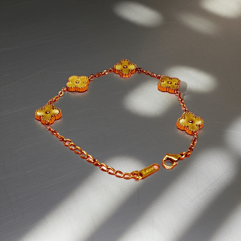 Gold Clover Bracelet