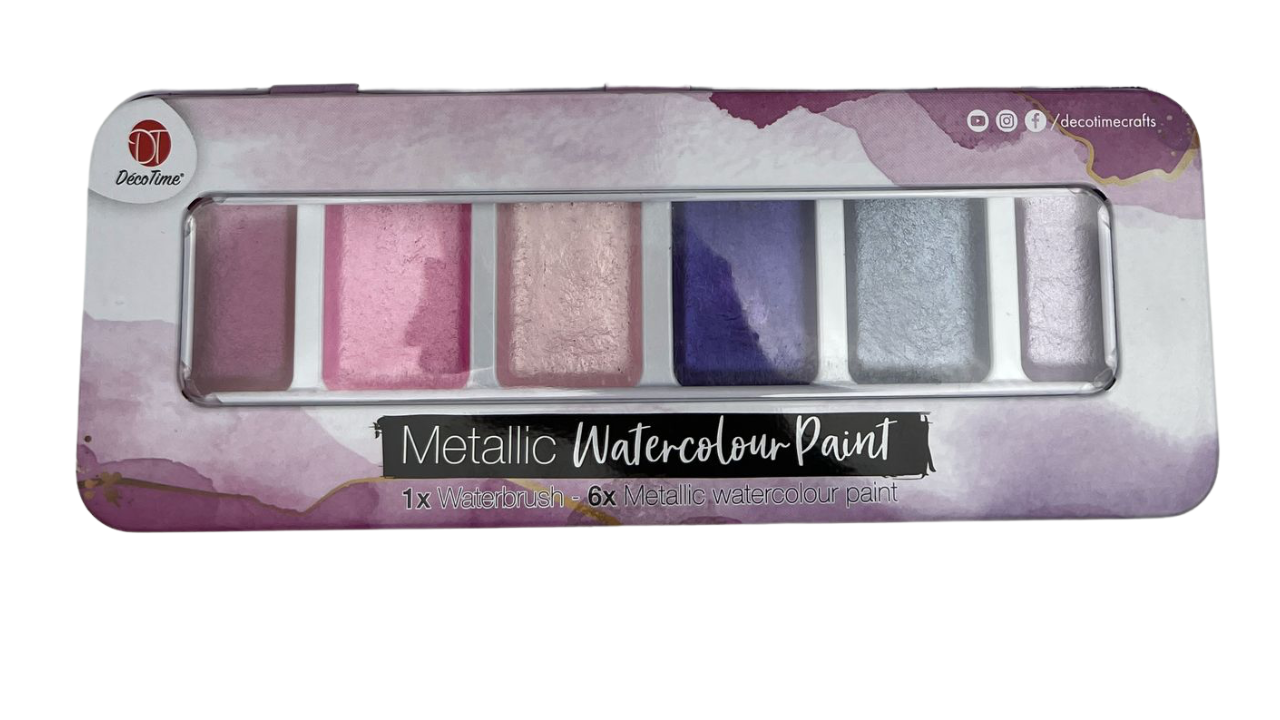 Deco Time Water Colour Paint - Orchid Bloom