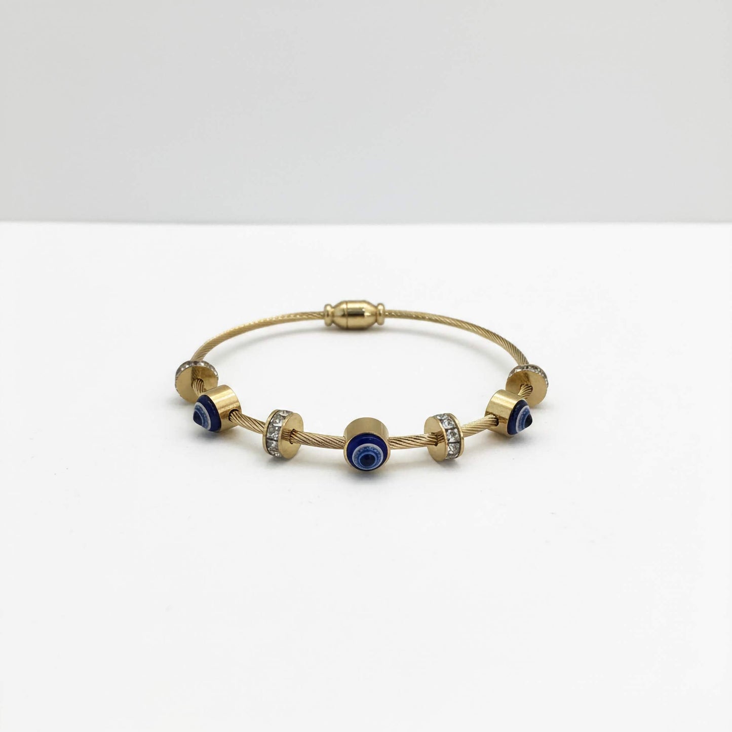 Crystal Guard Evil Eye Bangle