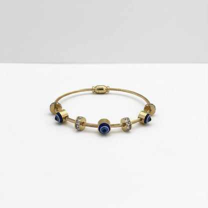 Crystal Guard Evil Eye Bangle