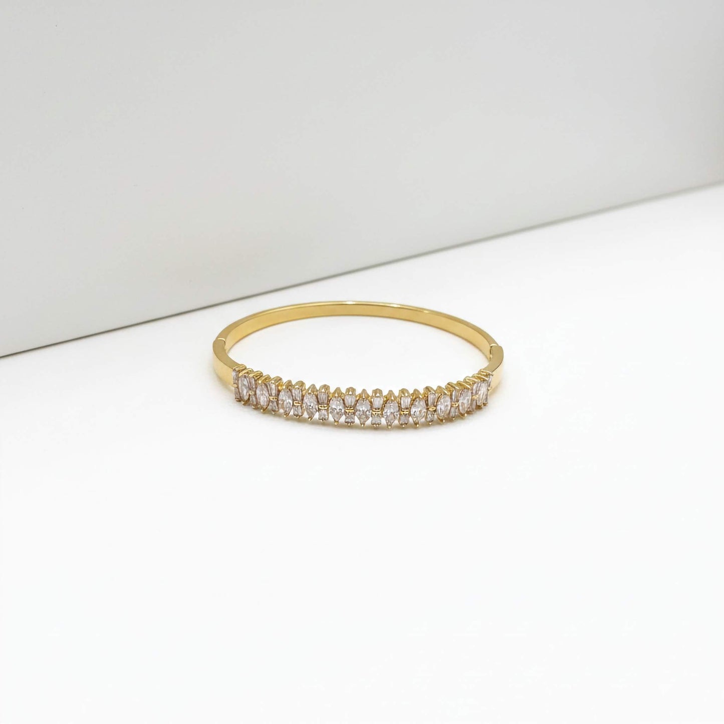 Celestial Spark Bangle | Luxury Gold Plated Jewelry for Everyday Glam
