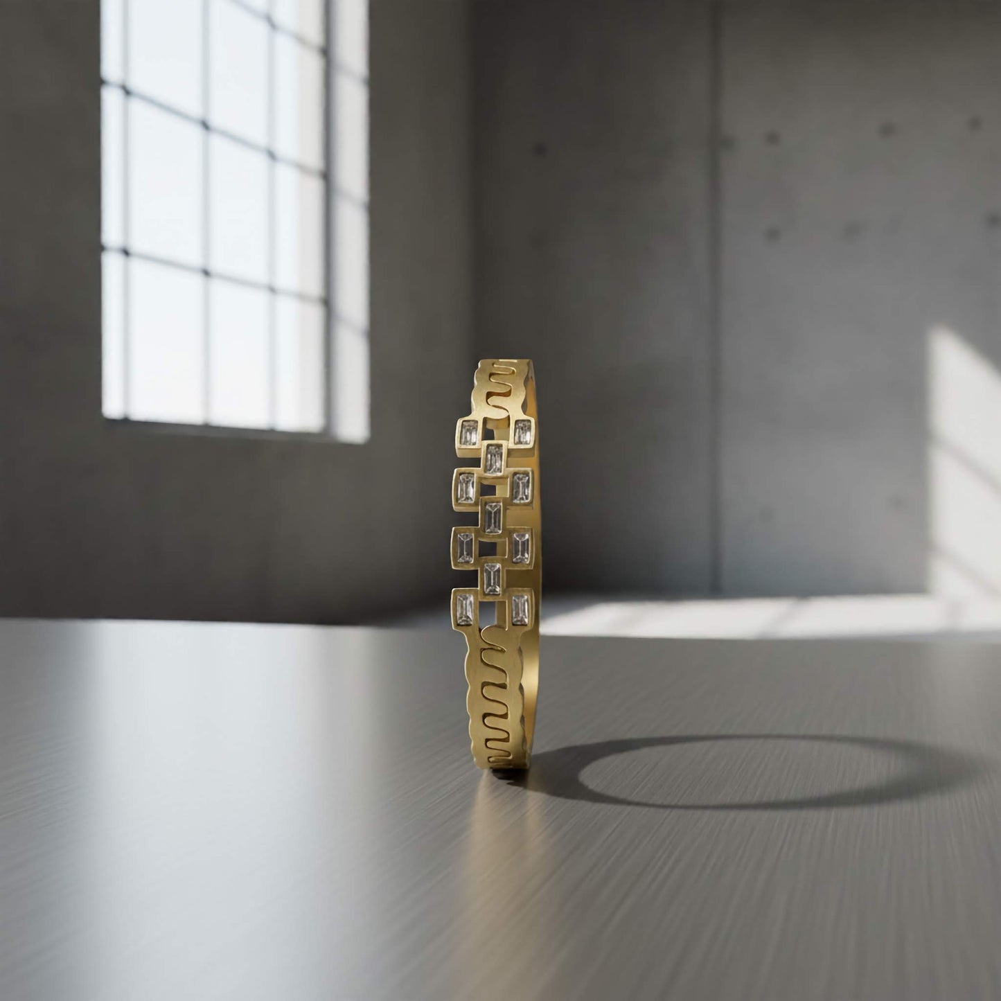 Radiant Links Crystal Bangle