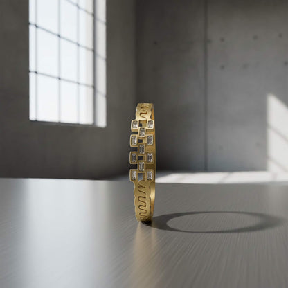 Radiant Links Crystal Bangle