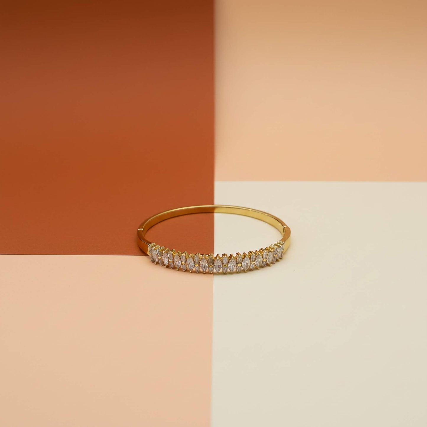 Celestial Spark Bangle | Luxury Gold Plated Jewelry for Everyday Glam
