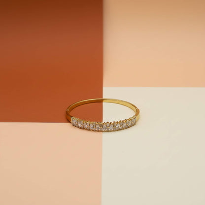 Celestial Spark Bangle | Luxury Gold Plated Jewelry for Everyday Glam