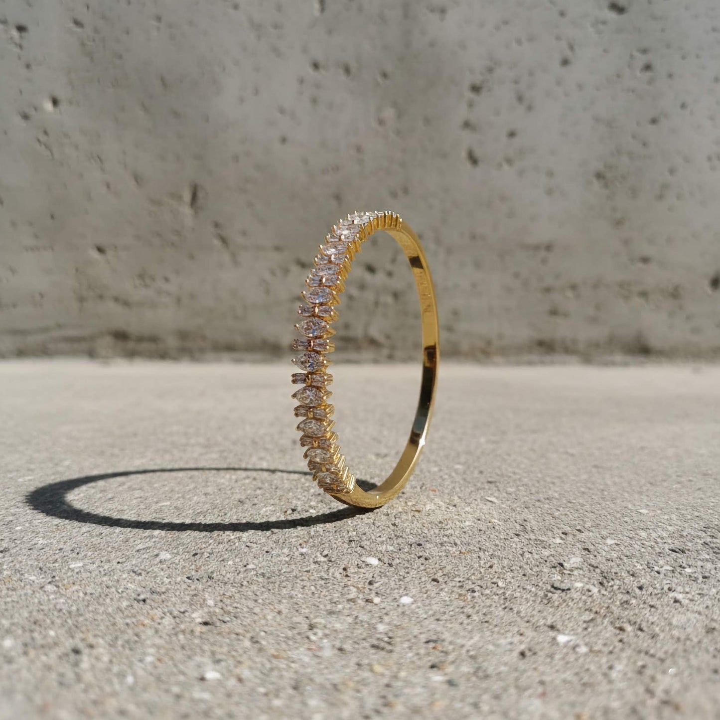 Celestial Spark Bangle | Luxury Gold Plated Jewelry for Everyday Glam
