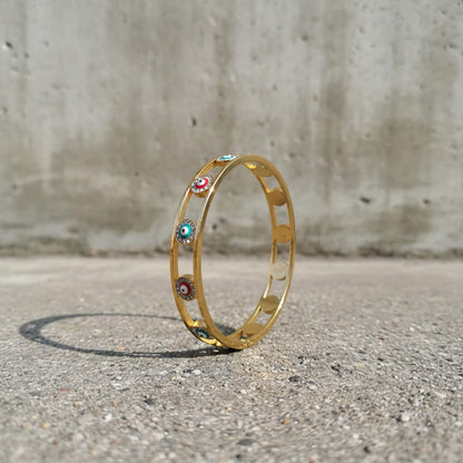 Multicolour Aura Protection Bangle -  for Positivity & Style