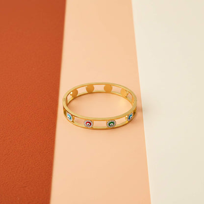 Multicolour Aura Protection Bangle -  for Positivity & Style