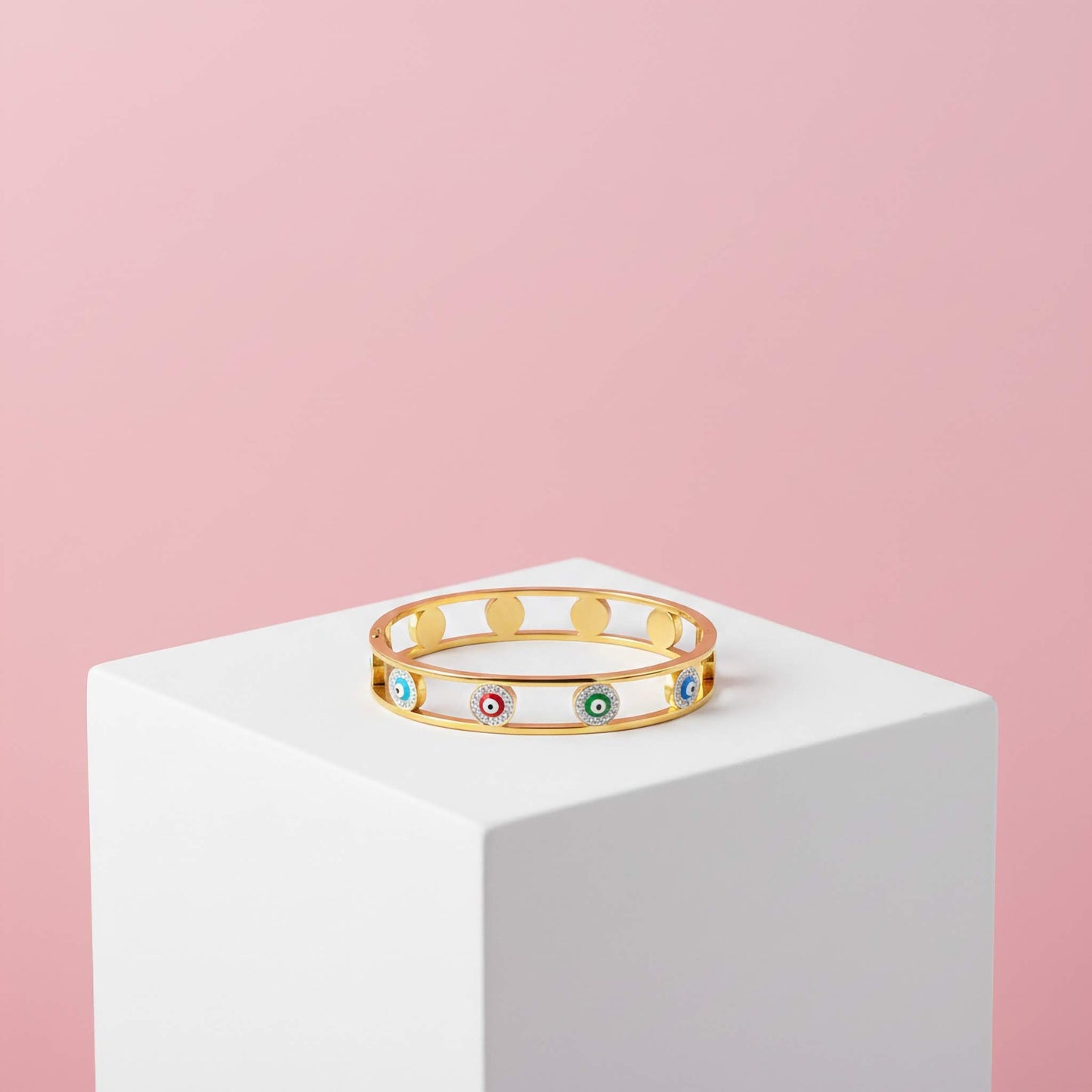 Multicolour Aura Protection Bangle -  for Positivity & Style