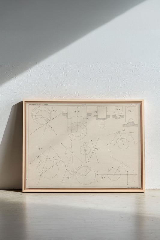 AT THE HEART OF THE AXES, Artwork on stretched canvas