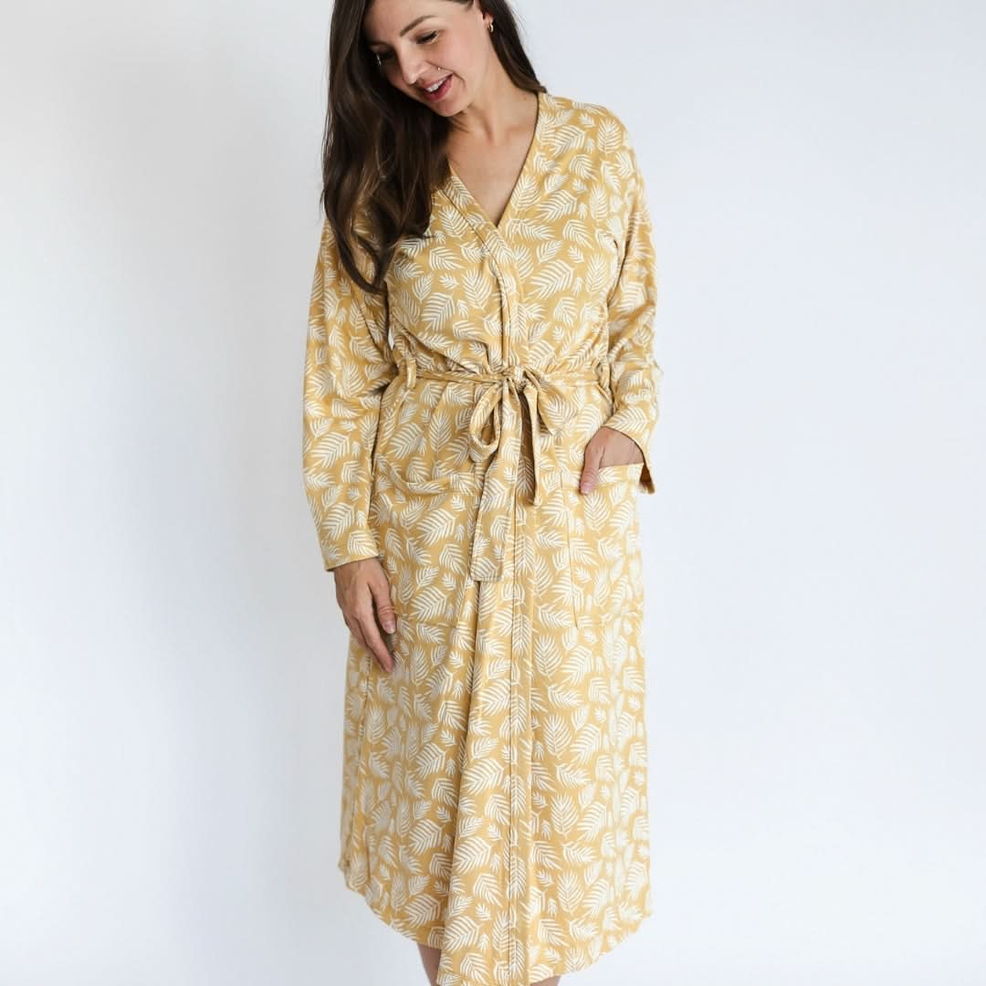 Ladies’ Bamboo Robe | Antique Floral