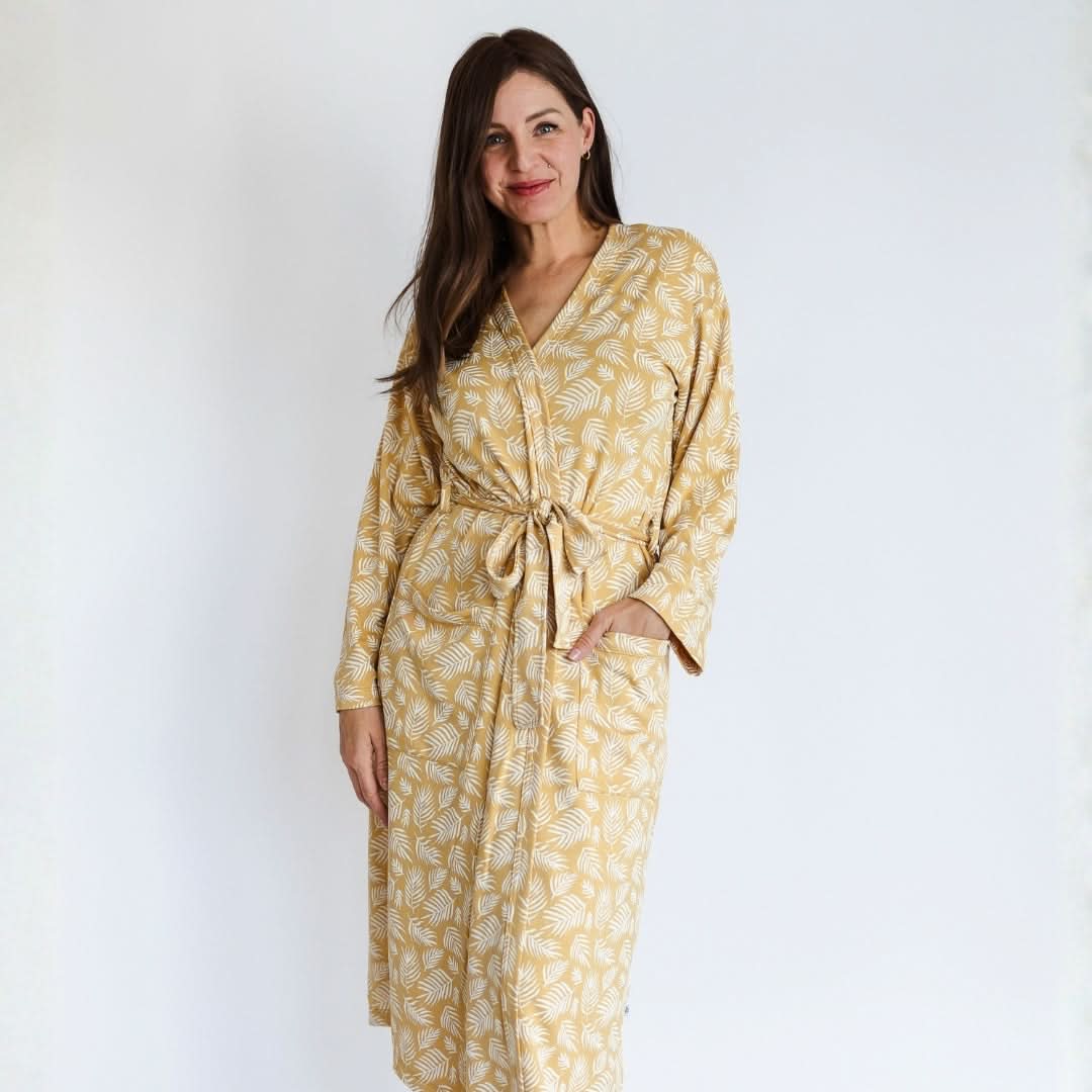 Ladies’ Bamboo Robe | Antique Floral