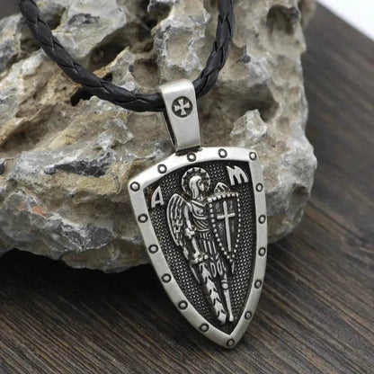 Saint Michael Archangel Pendant Necklace for men