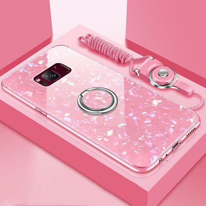 Tempered glass Samsung phone case S8 and S9