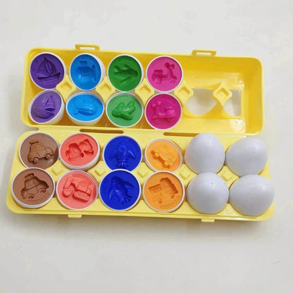 Jouet Éducatif Bébé Apprentissage Smart Egg Jeux Formes Tri Jouets Montessori pour Enfants