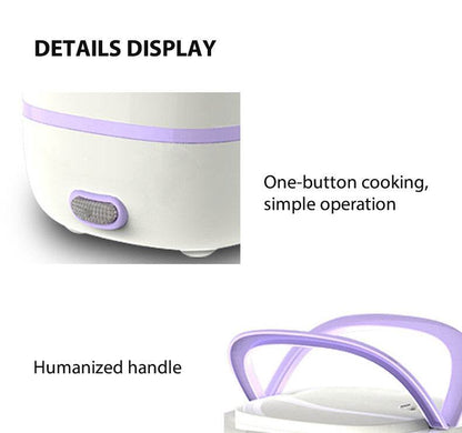 Multi-Function Electric Cooking Lunch Box – Portable & Heated