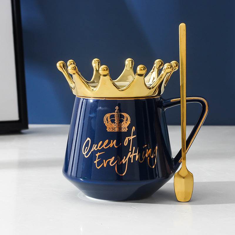 Mug créatif couronne royale de luxe