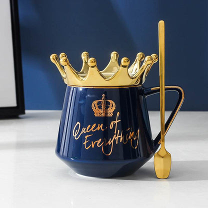 Mug créatif couronne royale de luxe