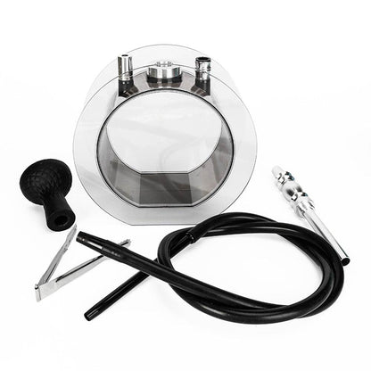 Acrylic round pot hookah set