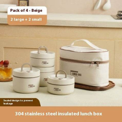 Portable PP 304 Stainless Steel Work Lunch Box