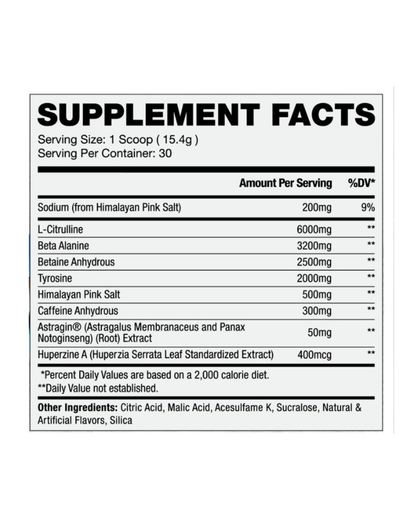 Apollon Gym Classic Pre-Workout