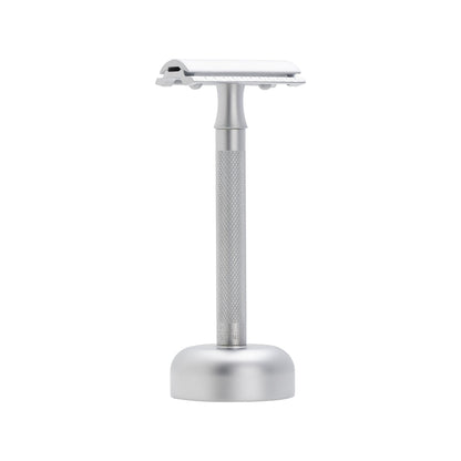 Set de rasage Merkur 2 pièces (rasoir 22 002 et support 4005 002), Chrome mat, MK-2281002