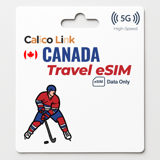 eSIM voyage Canada Données 5G/LTE